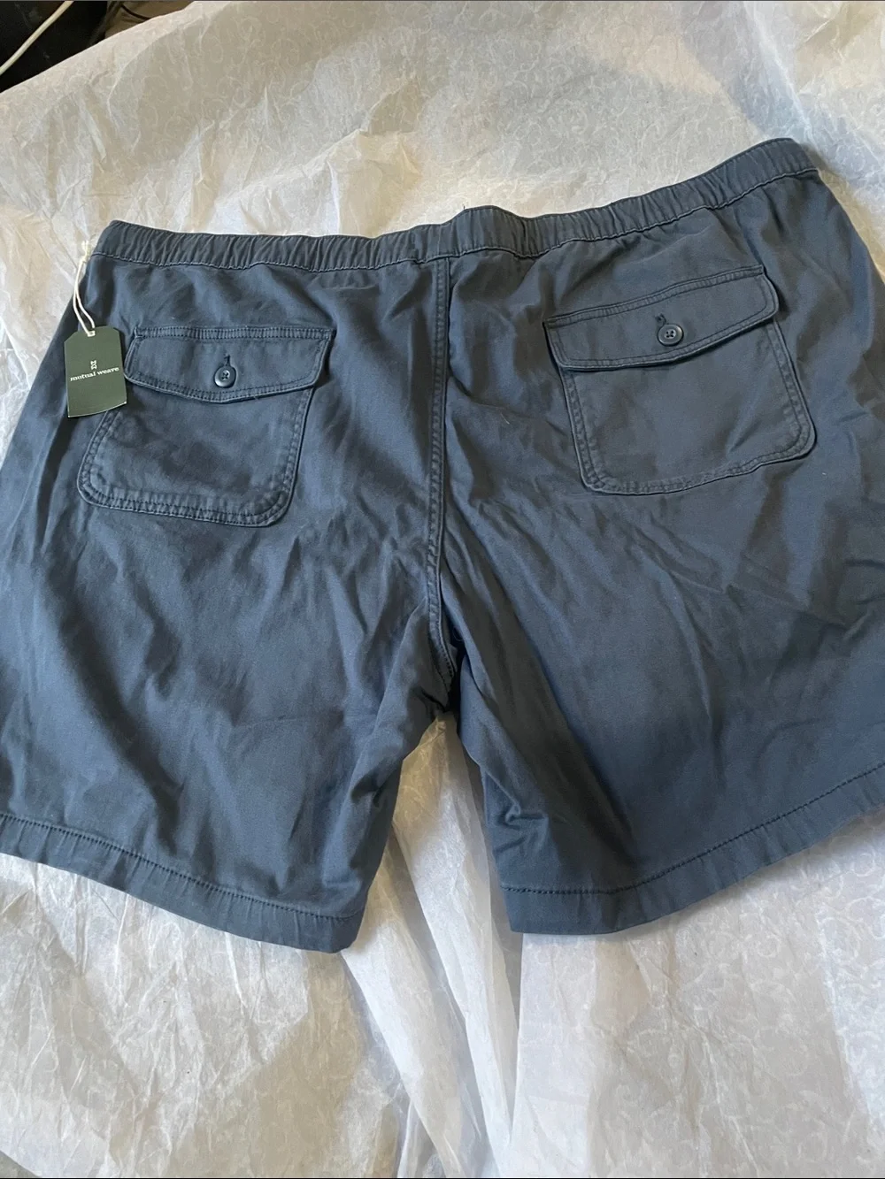 Men's Mutual Weave Blue Shorts